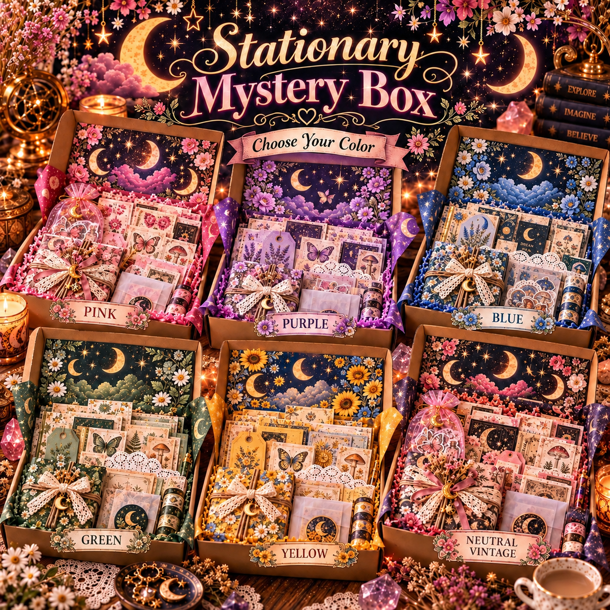 Mystery Scrapbooking Kit | Choose You Color Theme