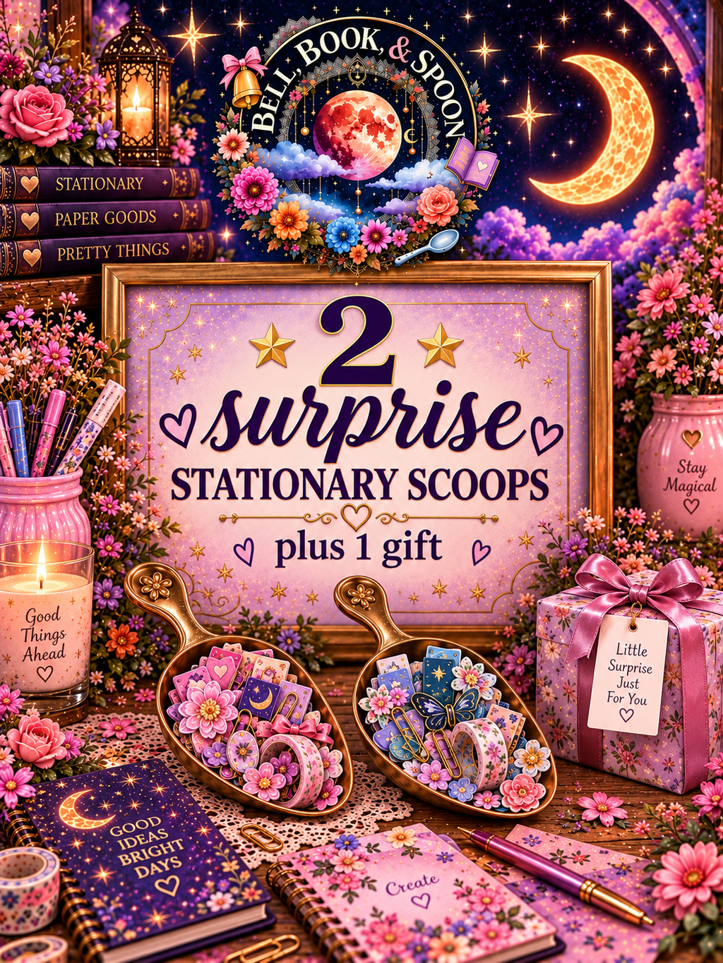2 Surprise Stationary Scoops